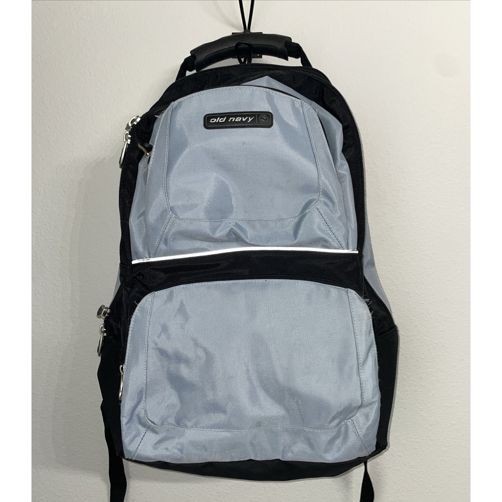 VTG Old Navy Blue Backpack School Travel Y2K‎